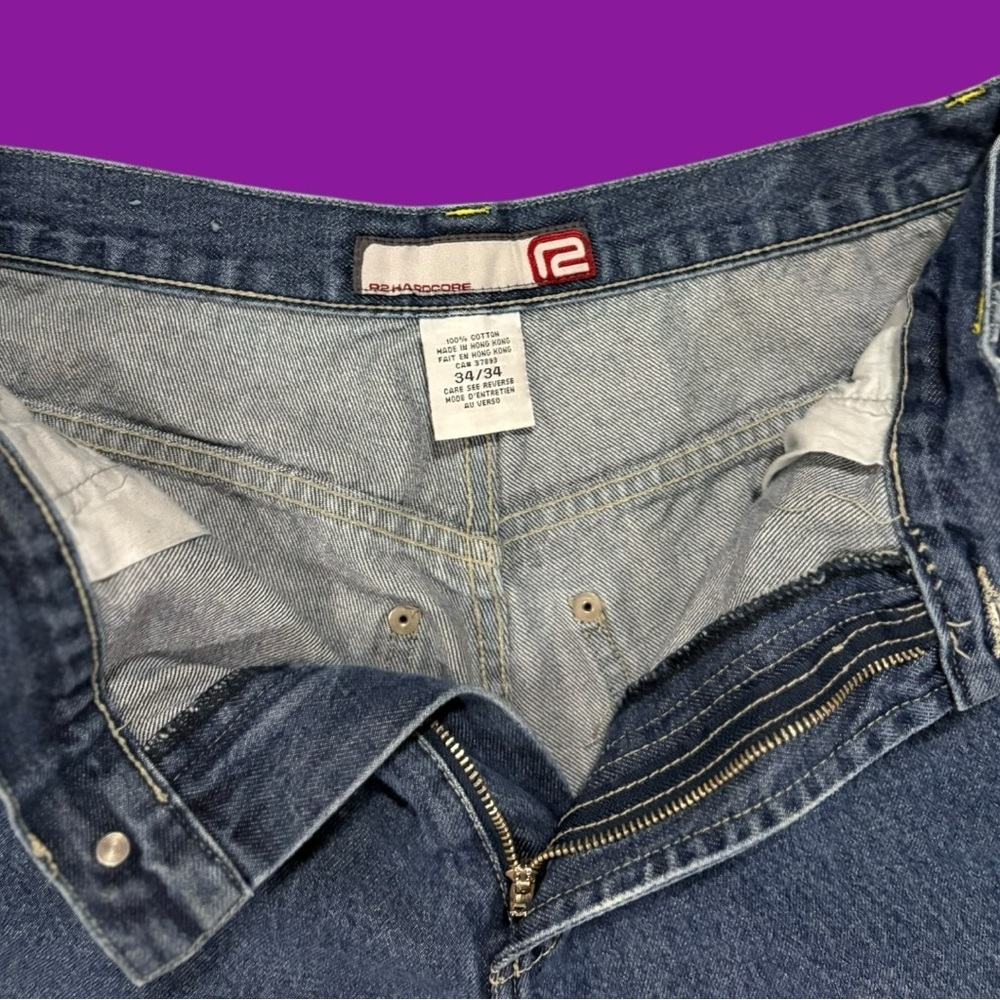 Y2K R2 Hardcore Denim Shorts - Picture 5 of 5